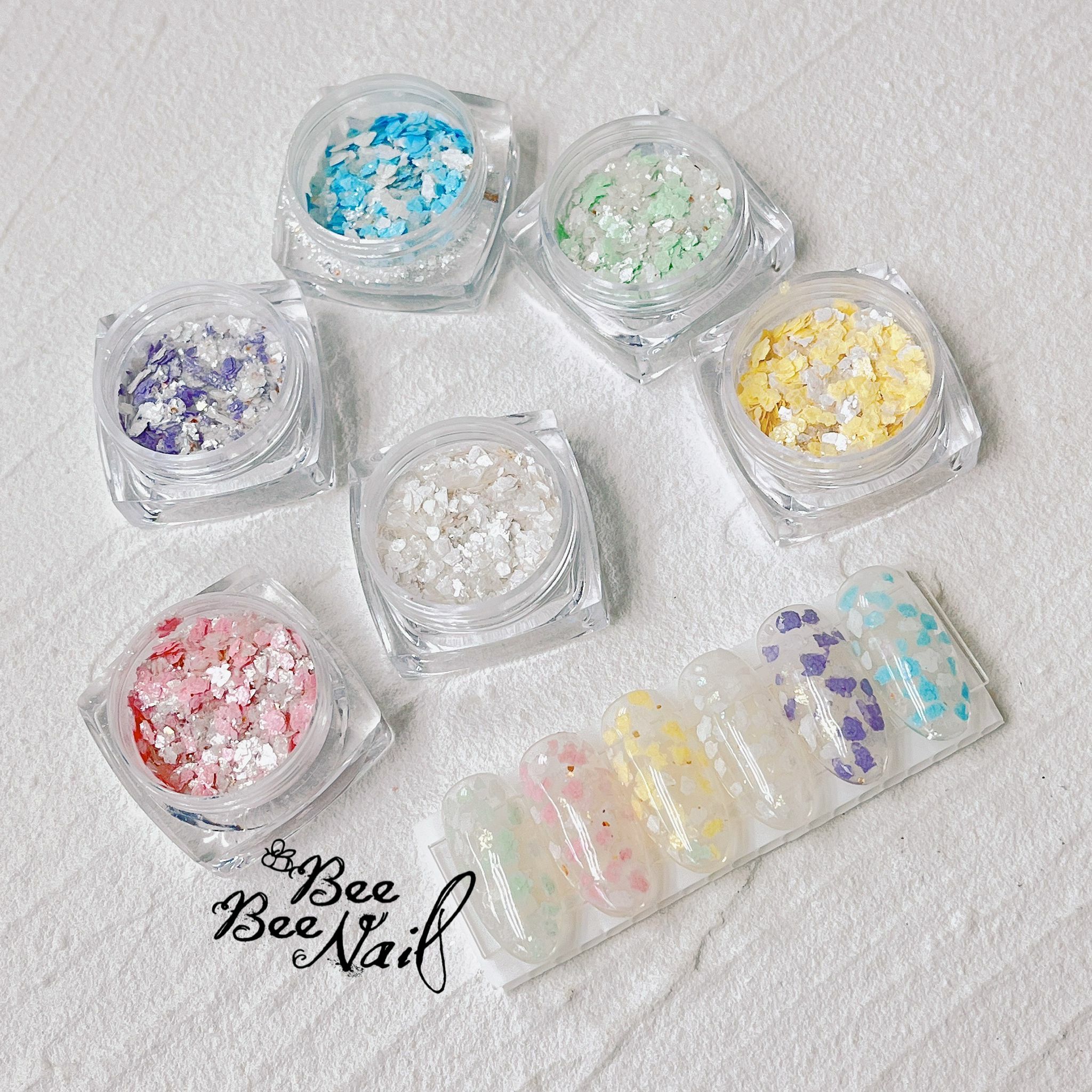 棉花糖 粉片 6色套裝