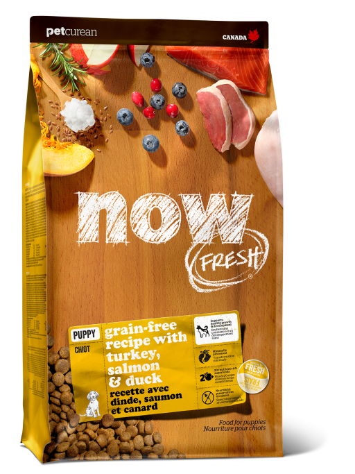 NOW FRESH™ 全犬種 無穀物 幼齡狗糧配方 (火雞、三文魚、鴨肉) (香港行貨)