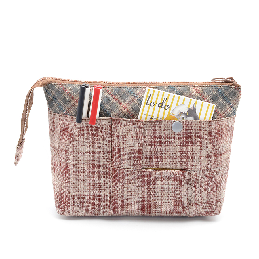 販售原尺寸【紙型】(貓與魚多功能收納包)