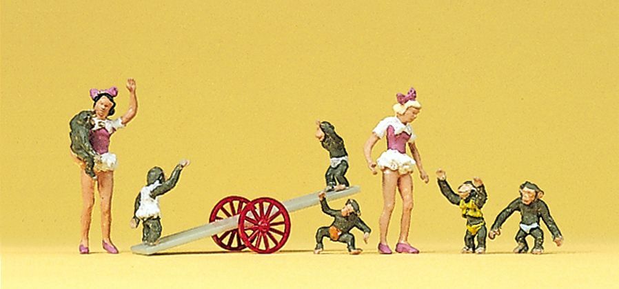 Preiser 20257 HO scale, Girls Monkeys