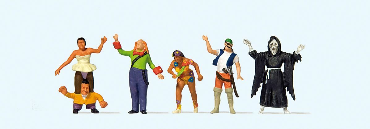 Preiser 24646 HO scale,  At the carnival parade