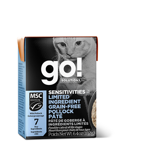 GO! SOLUTIONS™ 低敏美毛系列 無穀物鱈魚肉醬貓糧配方(香港行貨)