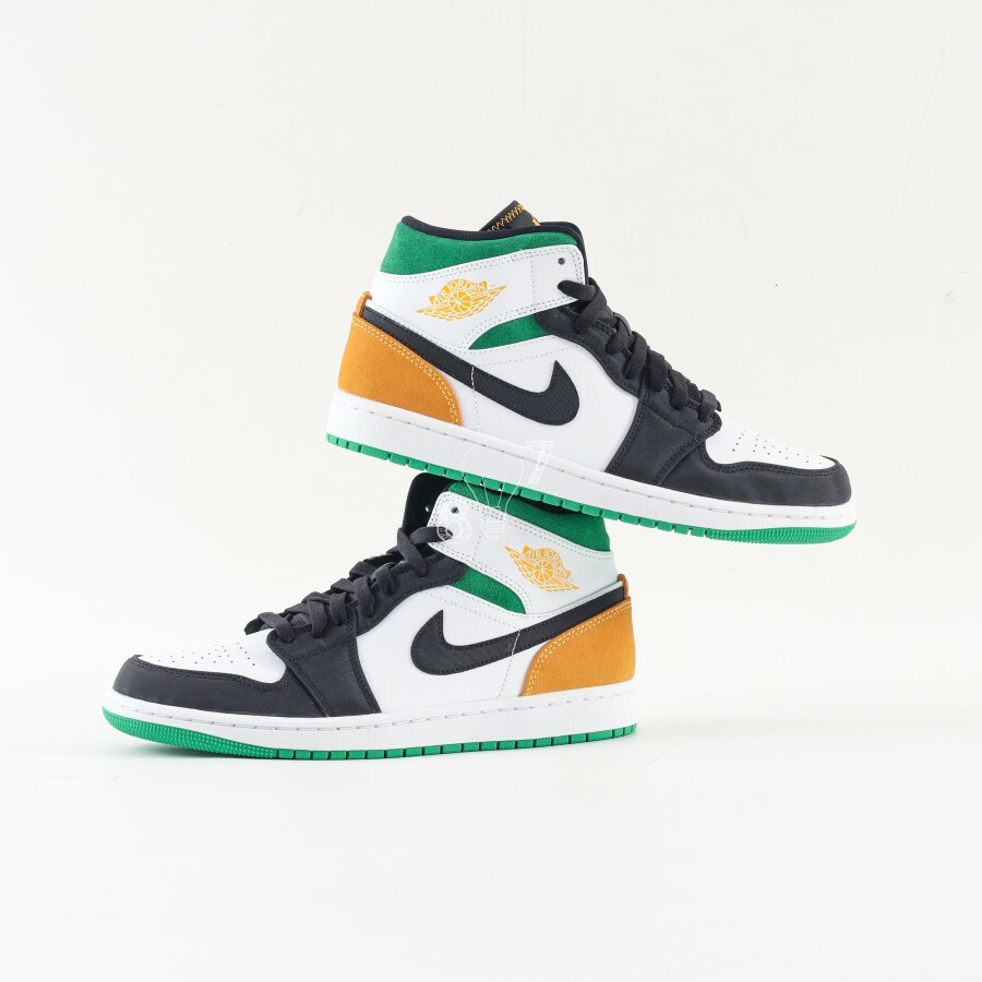 Air Jordan 1 Mid Oakland 奧克蘭綠黃