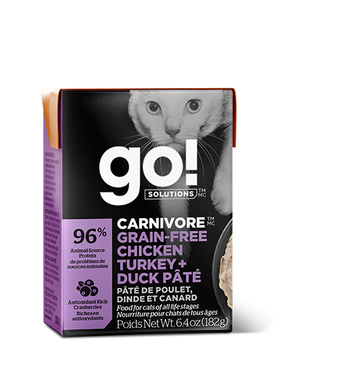 GO! SOLUTIONS™ 活力營養系列 無穀物雞肉 + 火雞 + 鴨肉醬貓糧配方(香港行貨)