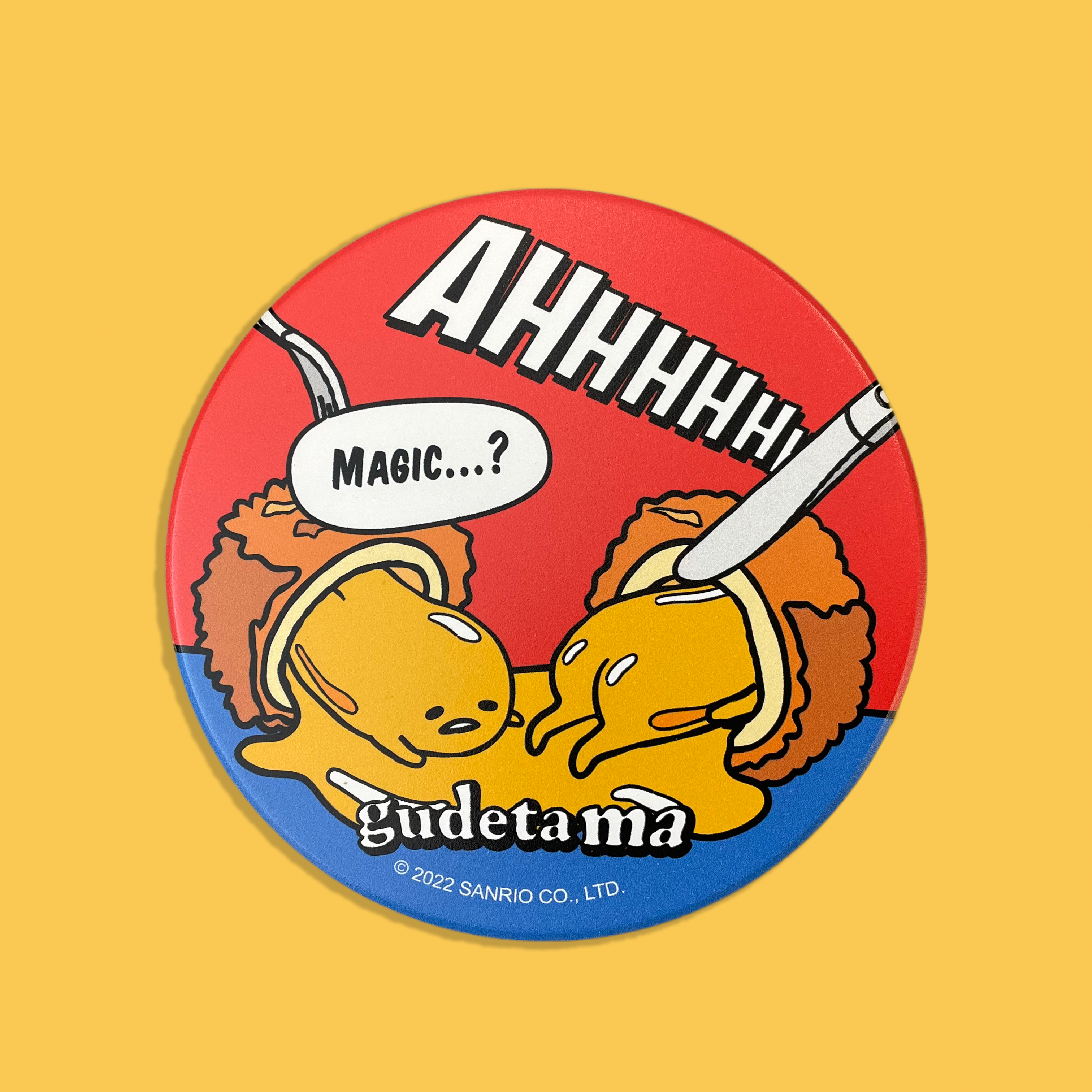 蛋黃哥-陶瓷杯墊-MAGIC款