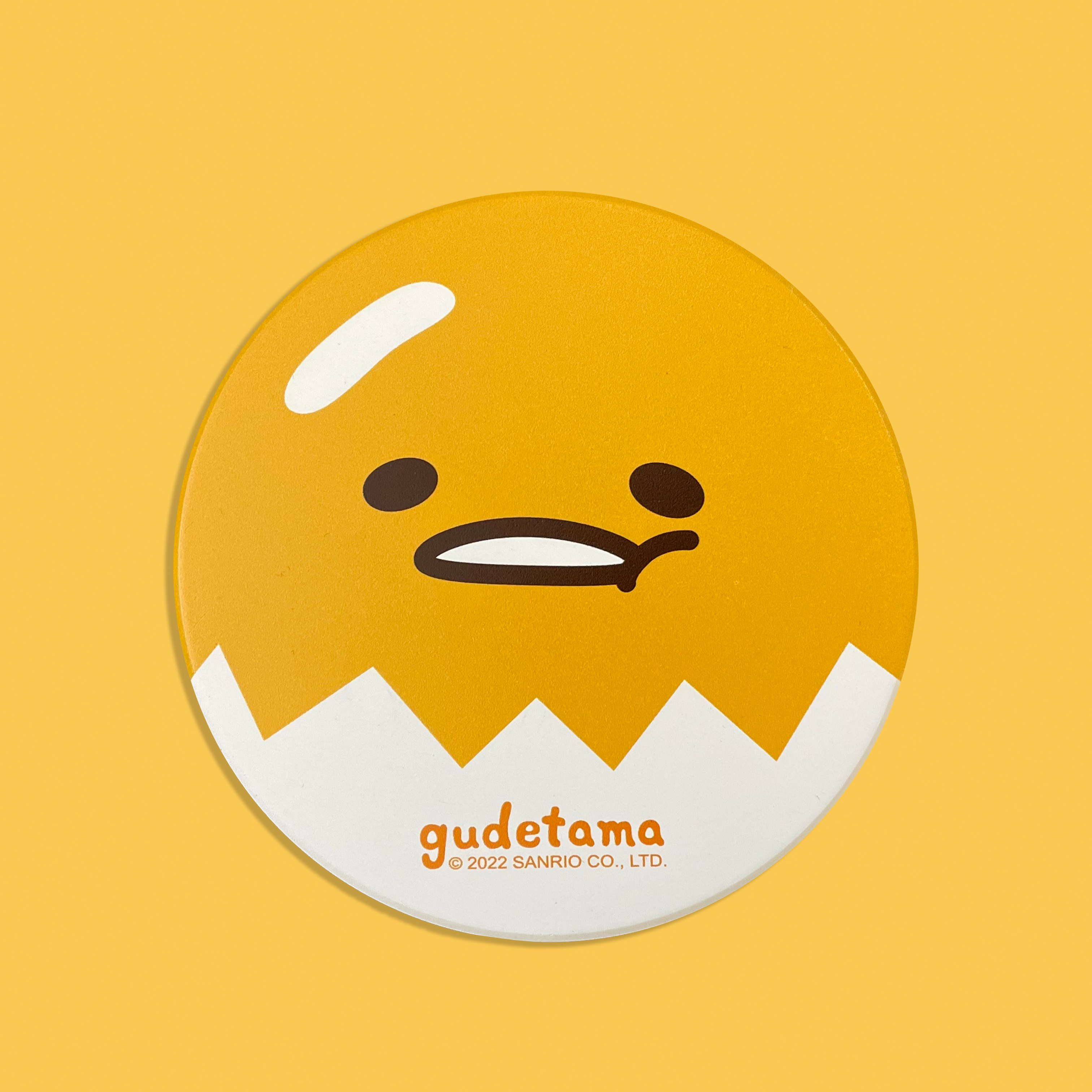 蛋黃哥-陶瓷杯墊-大臉款