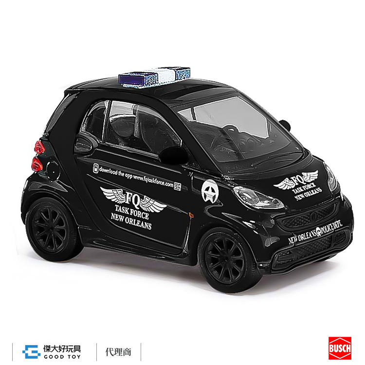 Busch 46222 (HO) Smart Fortwo 美國 新奧爾良專案組