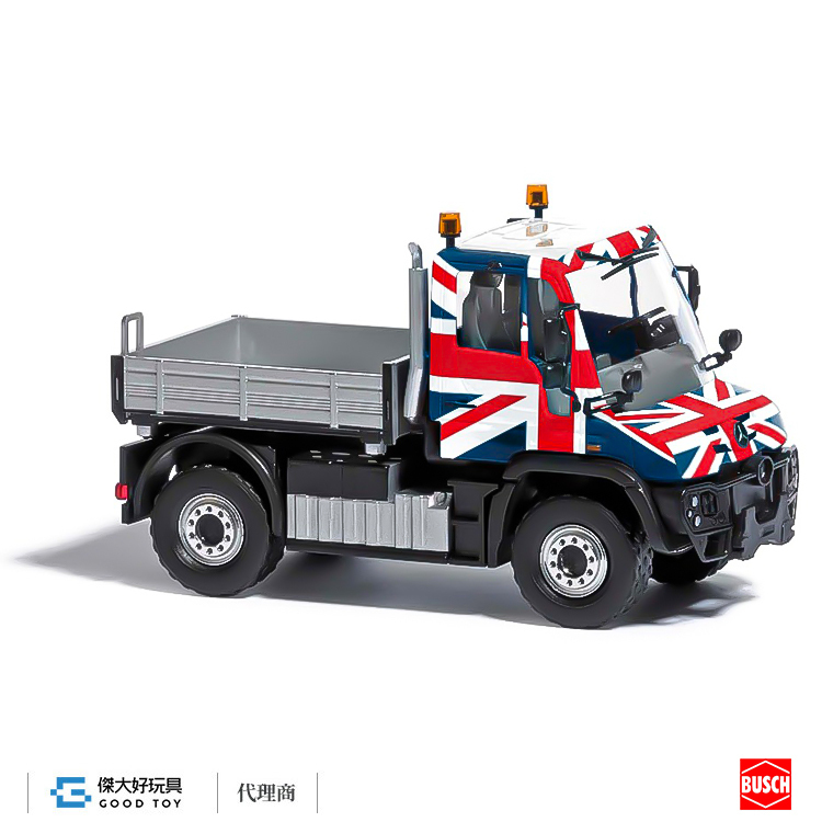 Busch 50928 (HO) MB Unimog U 430 烏尼莫克Union Jack 英國米字旗