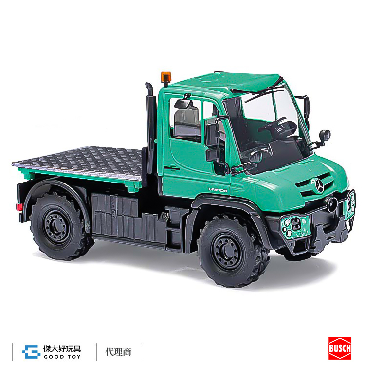 Busch 50930 (HO) MB Unimog U 430 烏尼莫克 重型平板車