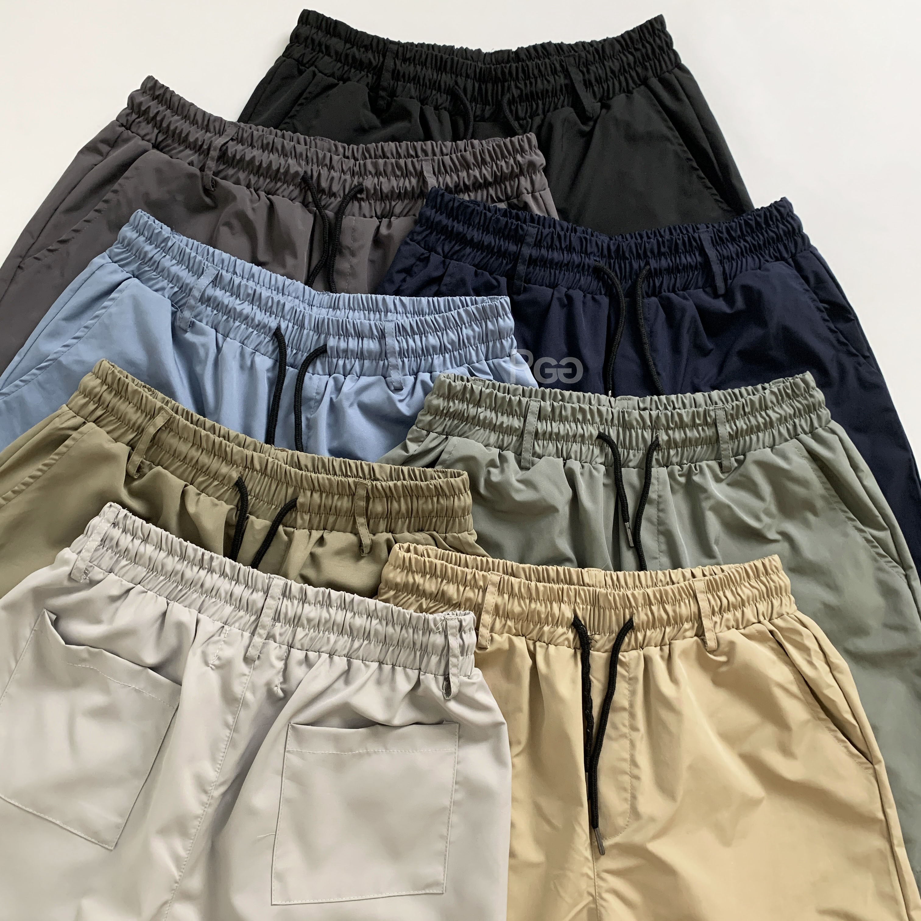 #1659 輕量防潑水休閒抽繩短褲