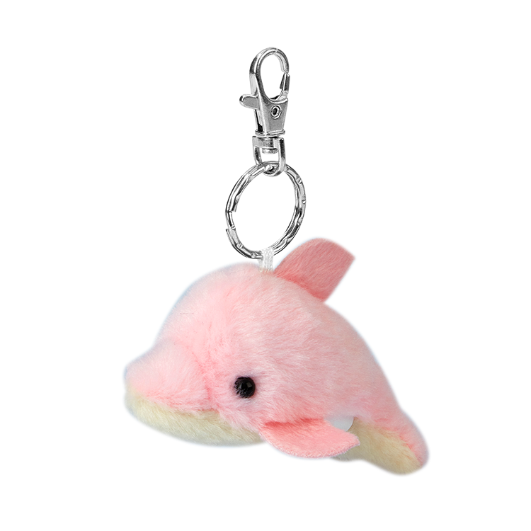 dolphin keychain plush