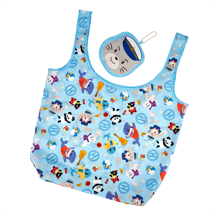 Whiskers and Friends Foldable Bag