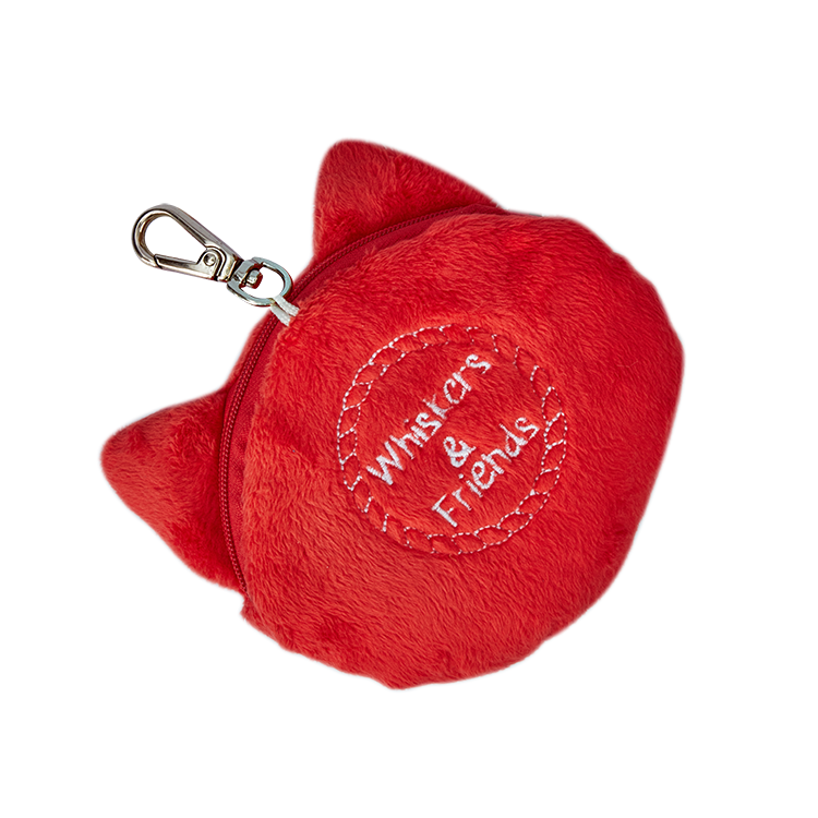 Redd Head Plush Coin Bag