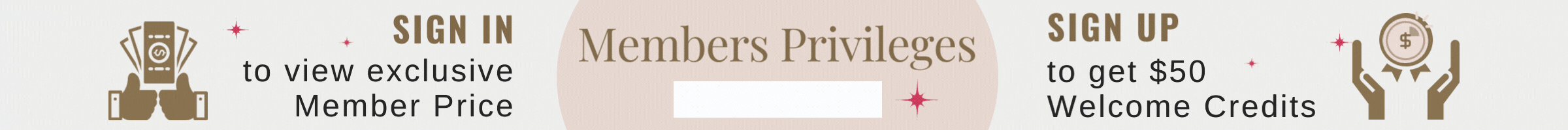 Sign up to get welcome credit