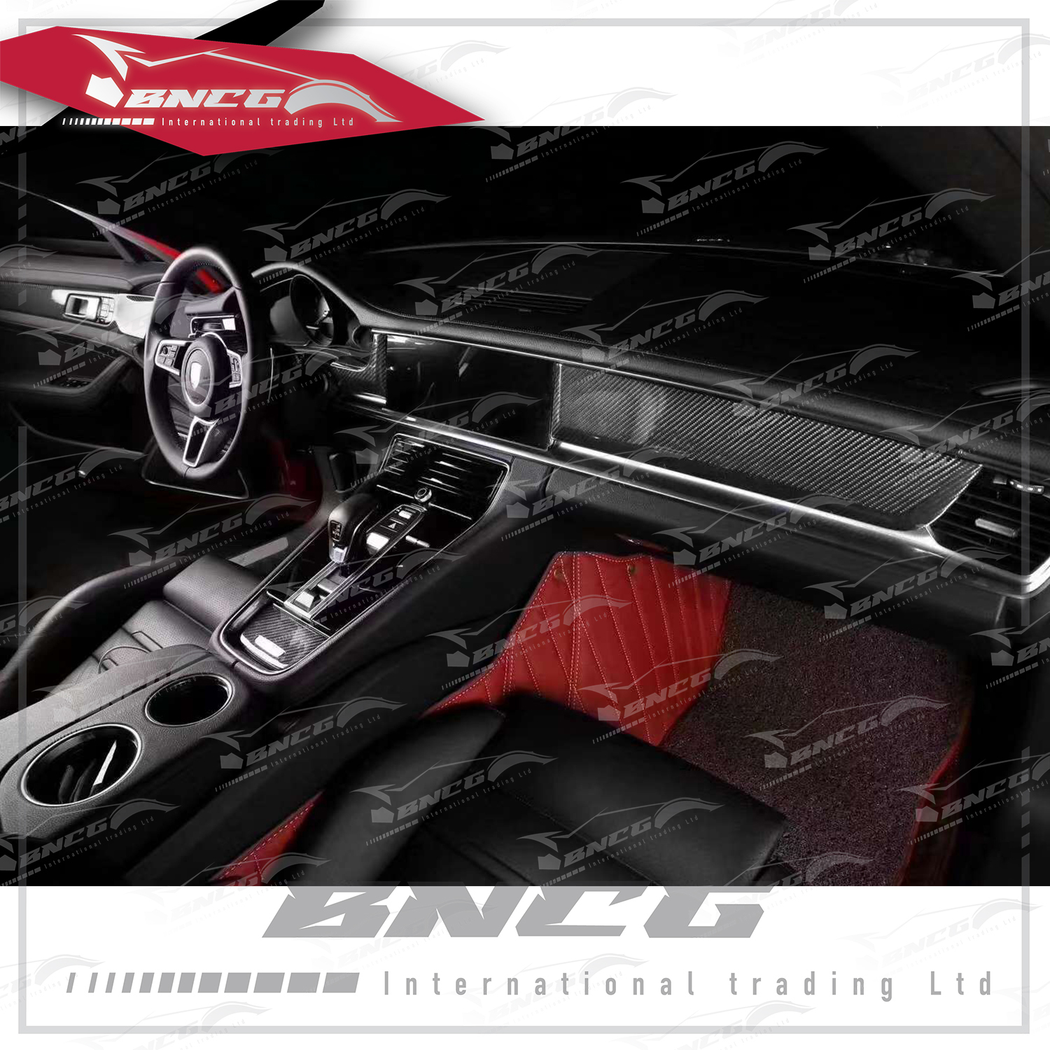 保時捷 Porsche Panamera 971 改裝 卡夢 乾碳纖維 內飾件 中控台 門飾板 貼片式 飾板