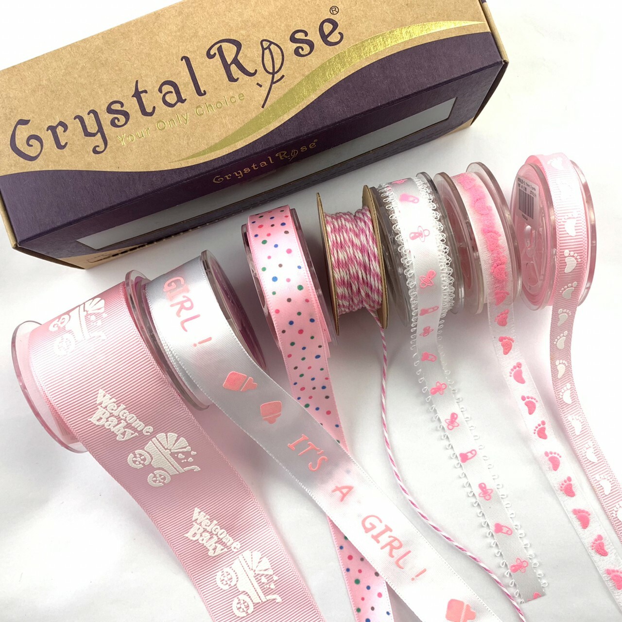 Baby寶寶系列緞帶禮盒/7入/2款