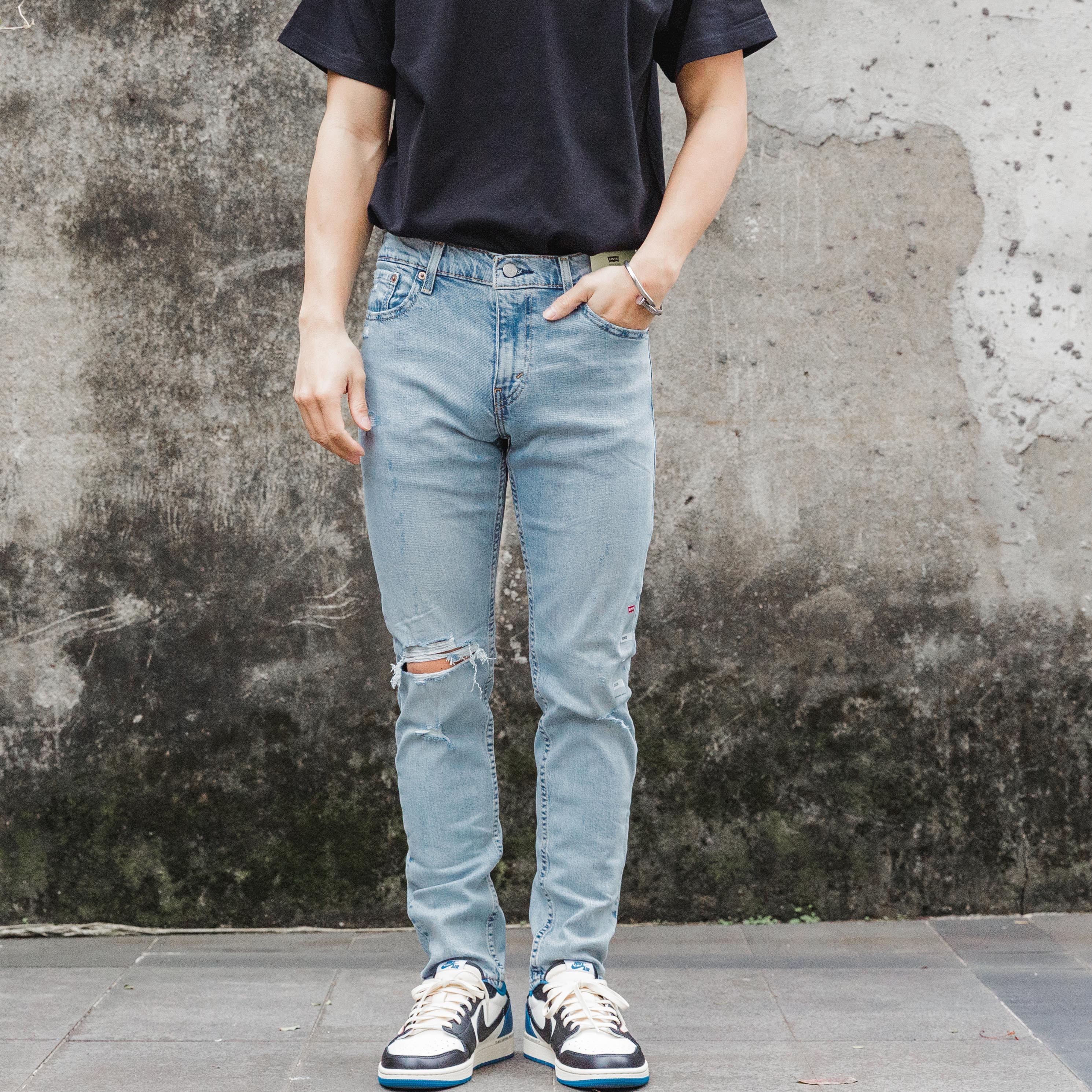 Levis 512 錐形窄版「0926刷白破壞」 牛仔 長褲【LEVIS512510】