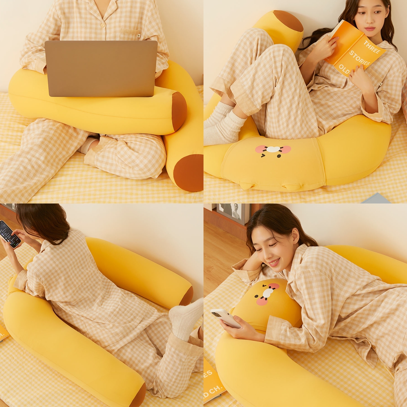 韓國直送🇰🇷Kakao Friends 春植Choonsik U形攬枕/多功能枕