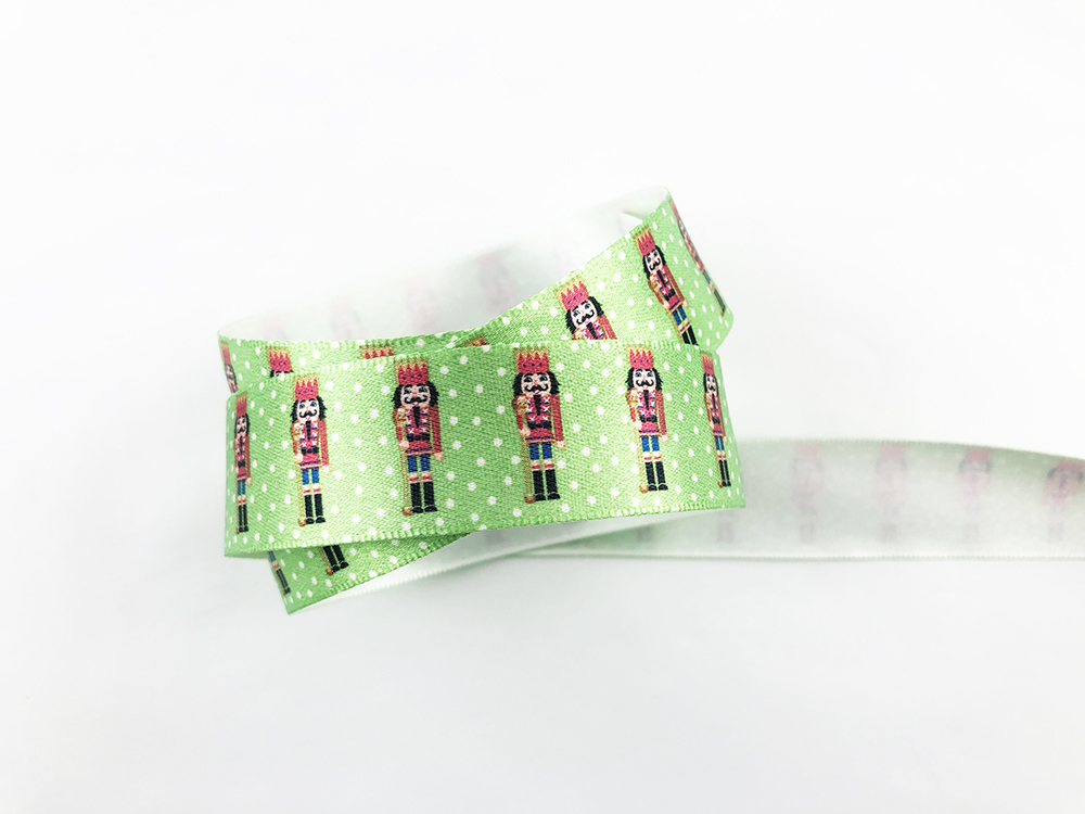 胡桃鉗娃娃兵/雙緞面/22mm