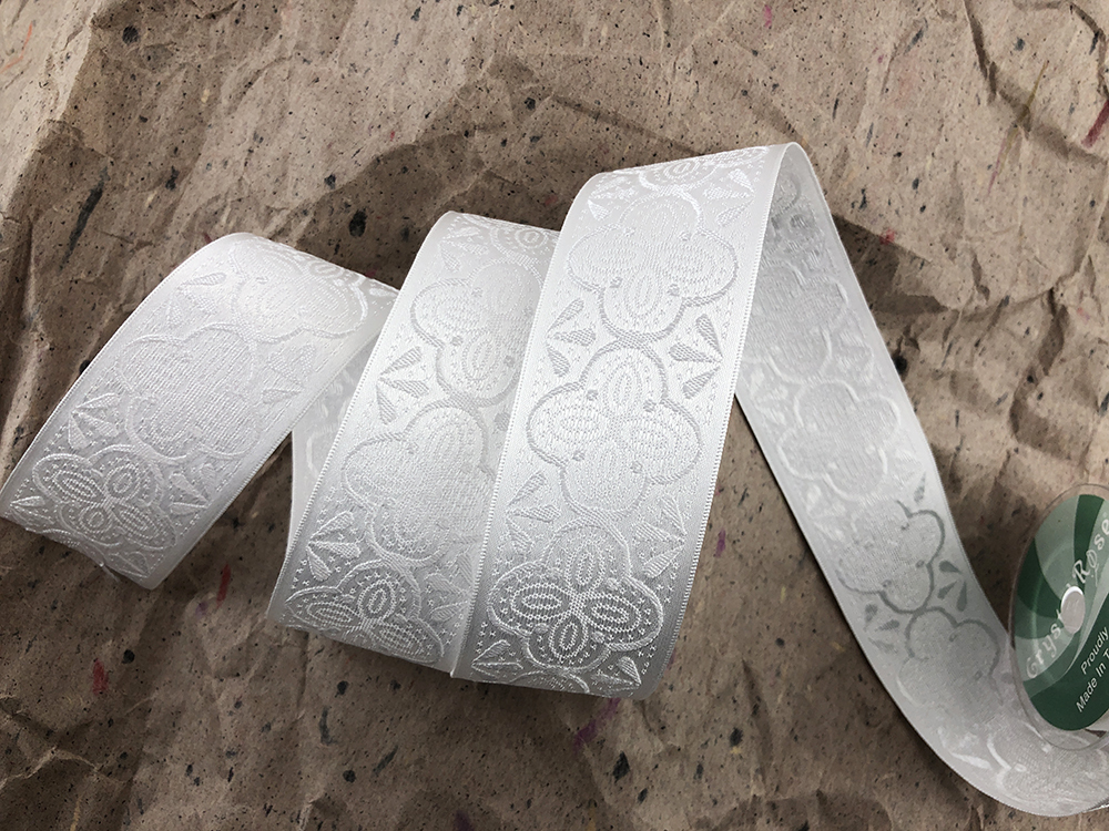 優雅的加勒比海 刺繡提花/38mm