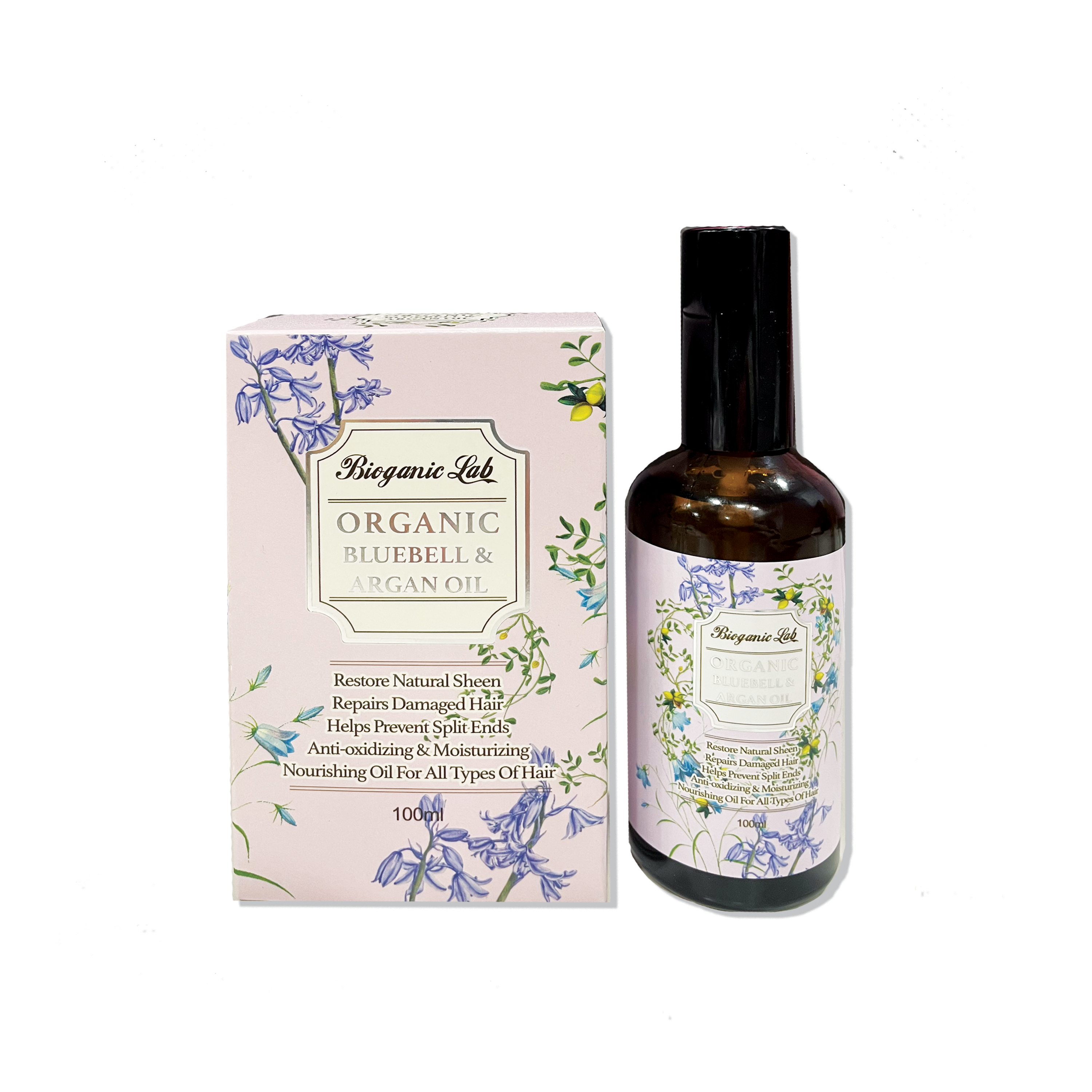 BIOGANIC LAB Organic Bluebell n Argan Oil 100ml