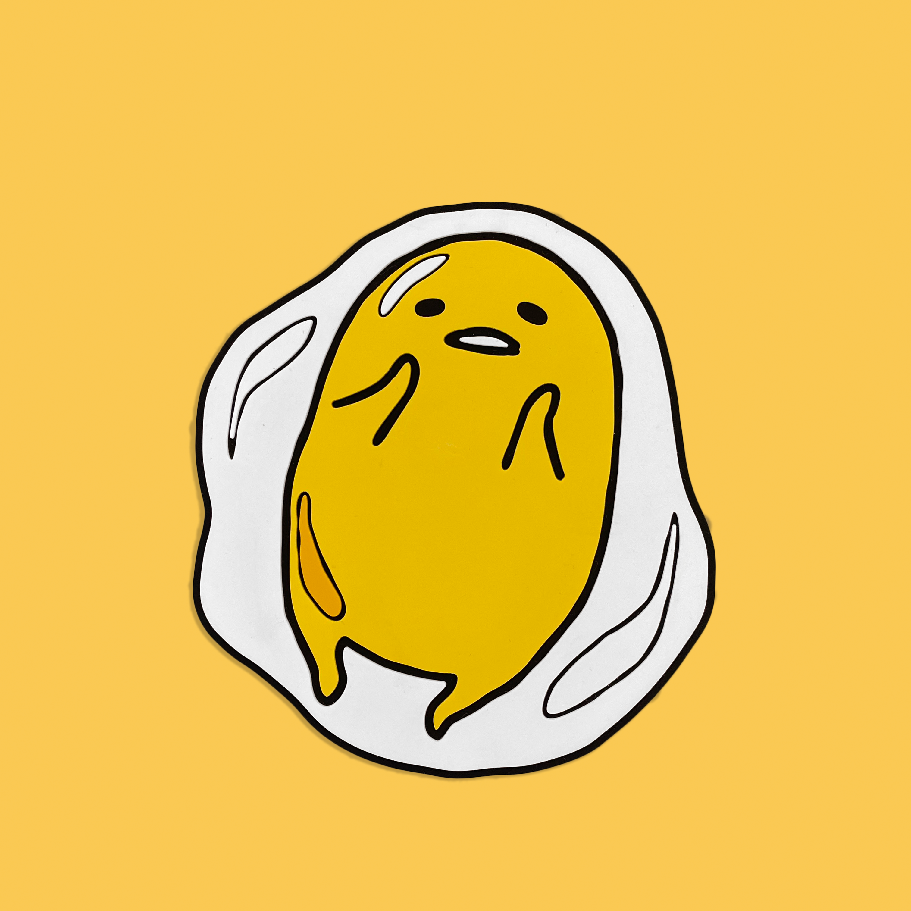 蛋黃哥-滴膠杯墊-生蛋款