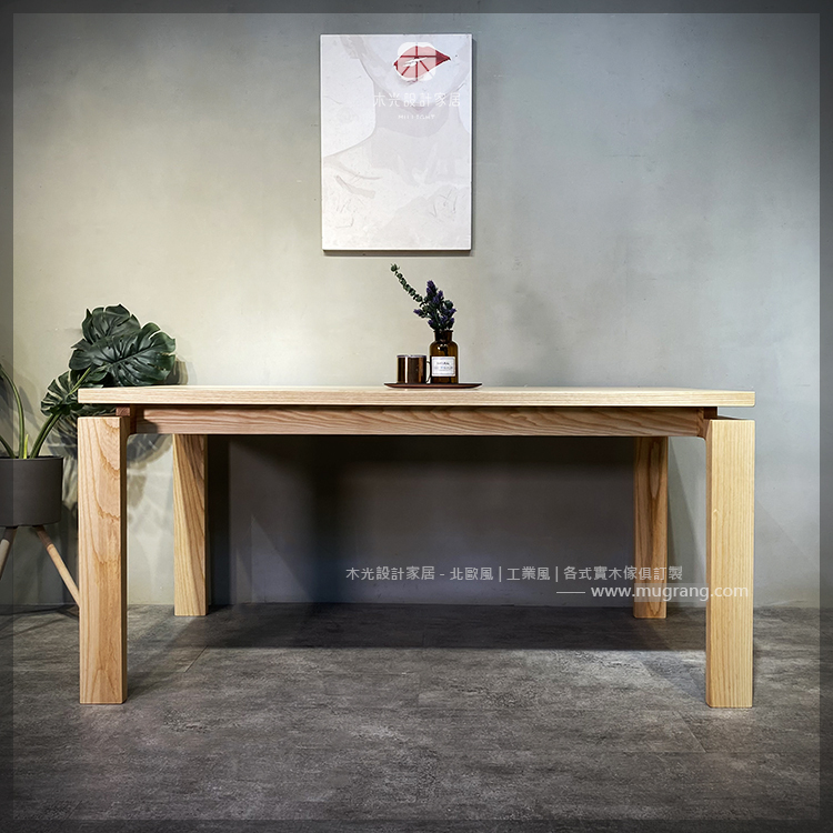 台灣製- Clint-日式經典四角實木方桌|可訂製