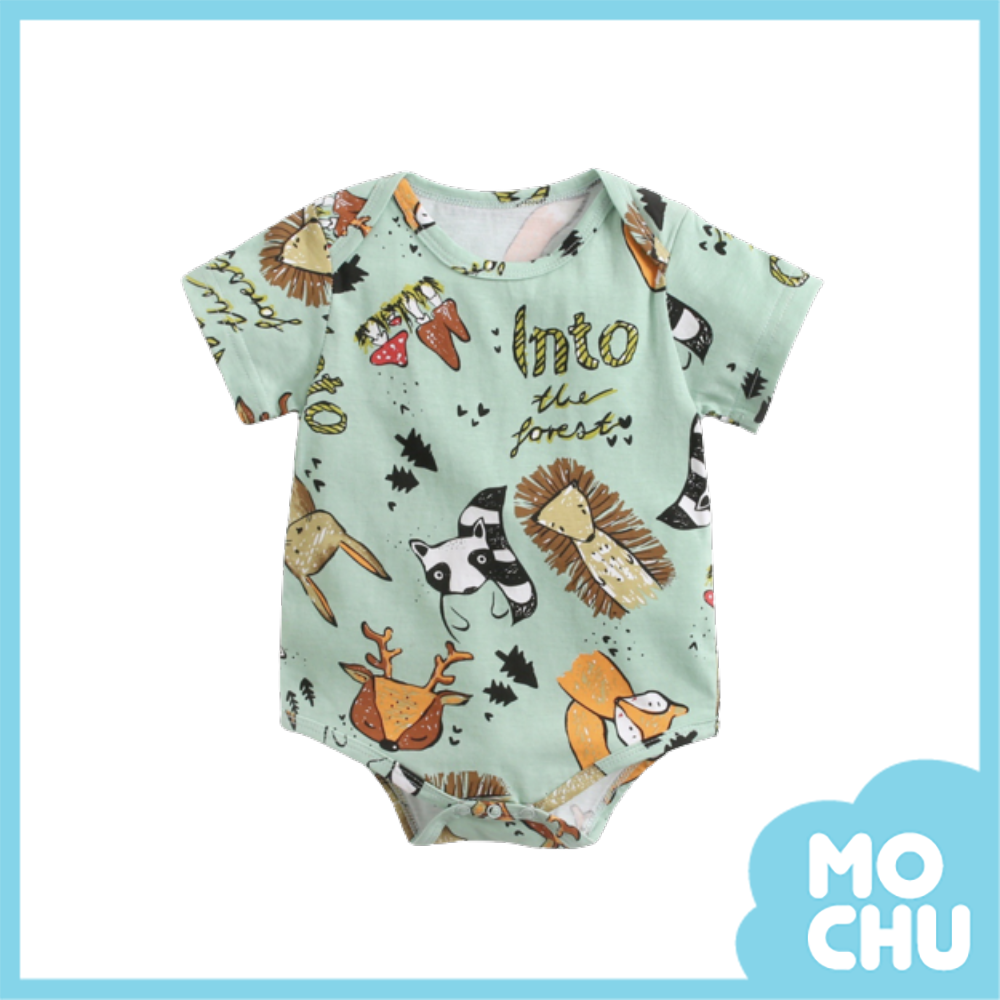 森林動物信封領包屁衣