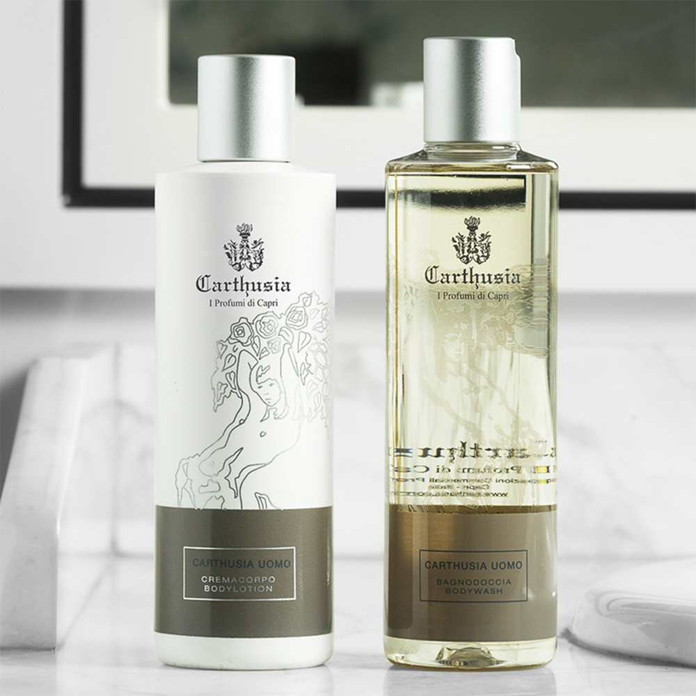 義大利 Carthusia｜卡希亞紳士香水沐浴露/Carthusia Uomo