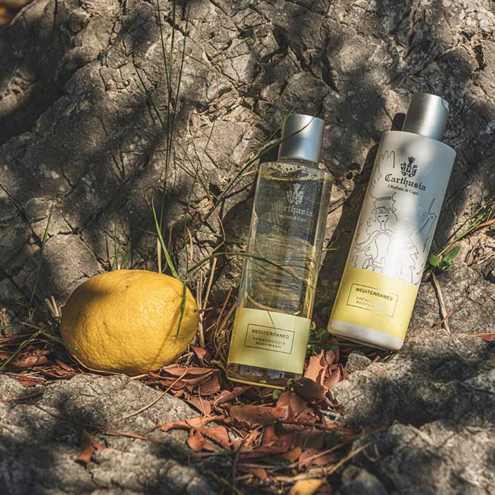 義大利 Carthusia｜香檸綠中海香水沐浴露/Mediterraneo-良品出清-售出不退