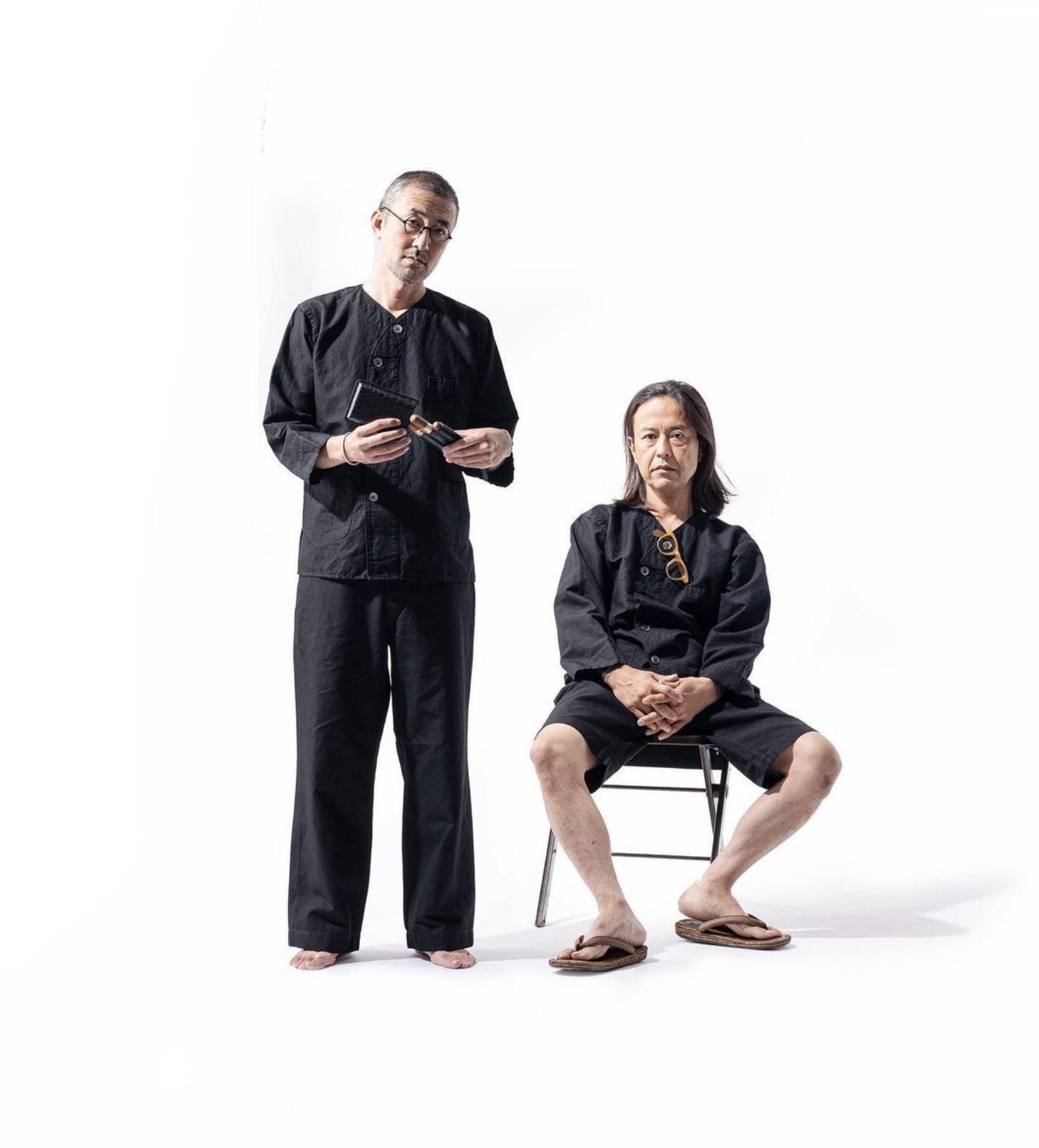 Black Sign “Saya”Adjustable Waist Trousers / Saya Black