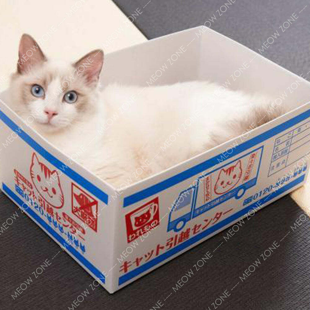 日系猫抓板 - 搬家箱