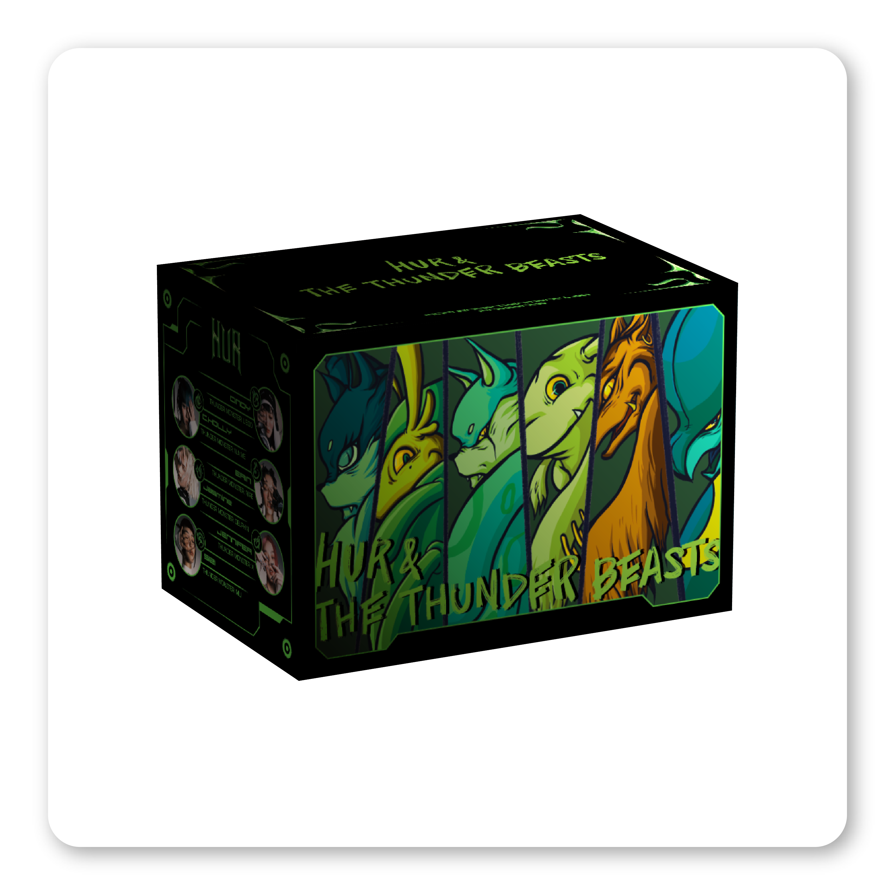 HUR THE THUNDER MONSTERS 限定盲盒公仔