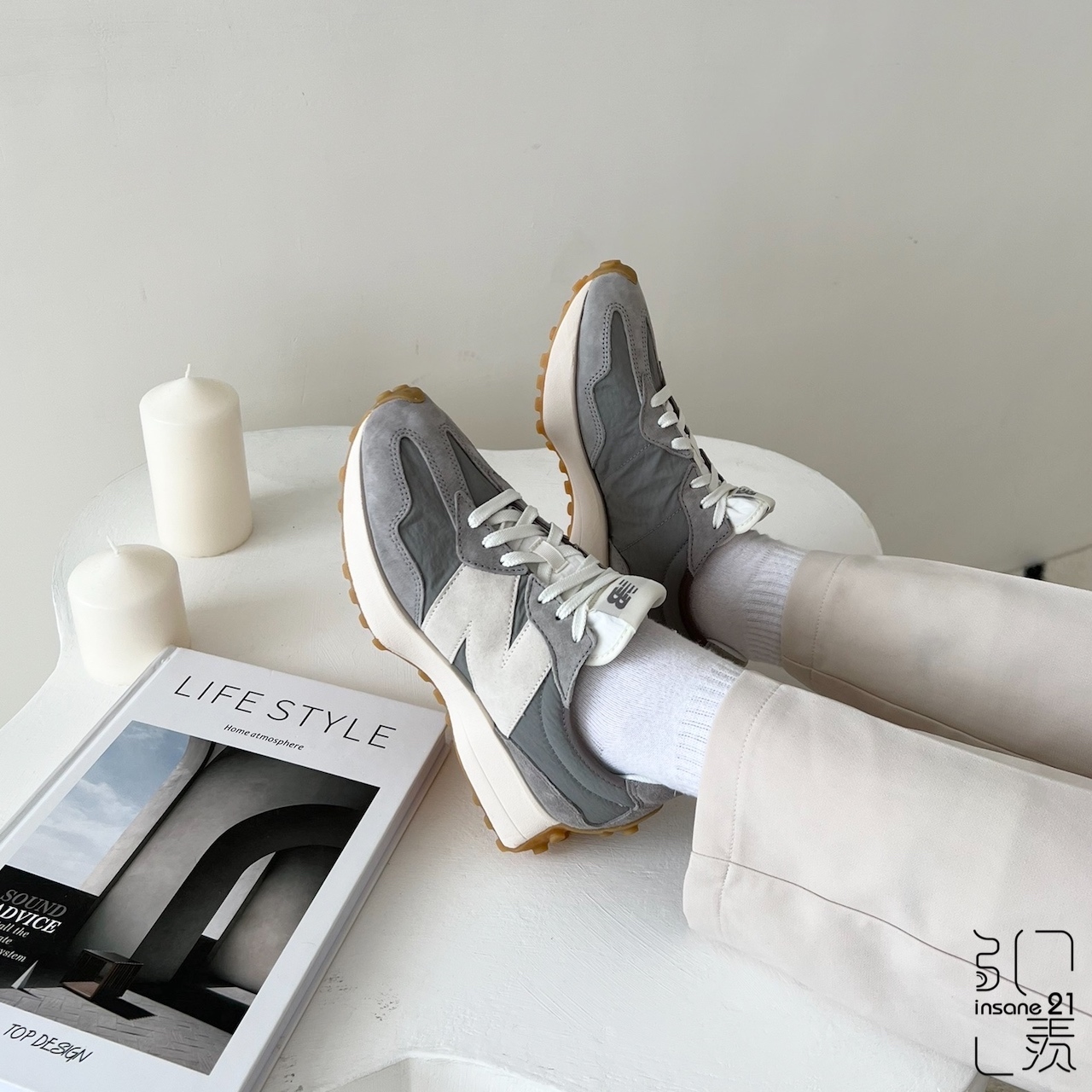 NEW BALANCE 327 灰 焦糖底 男女尺寸 全新正品 MS327KA1