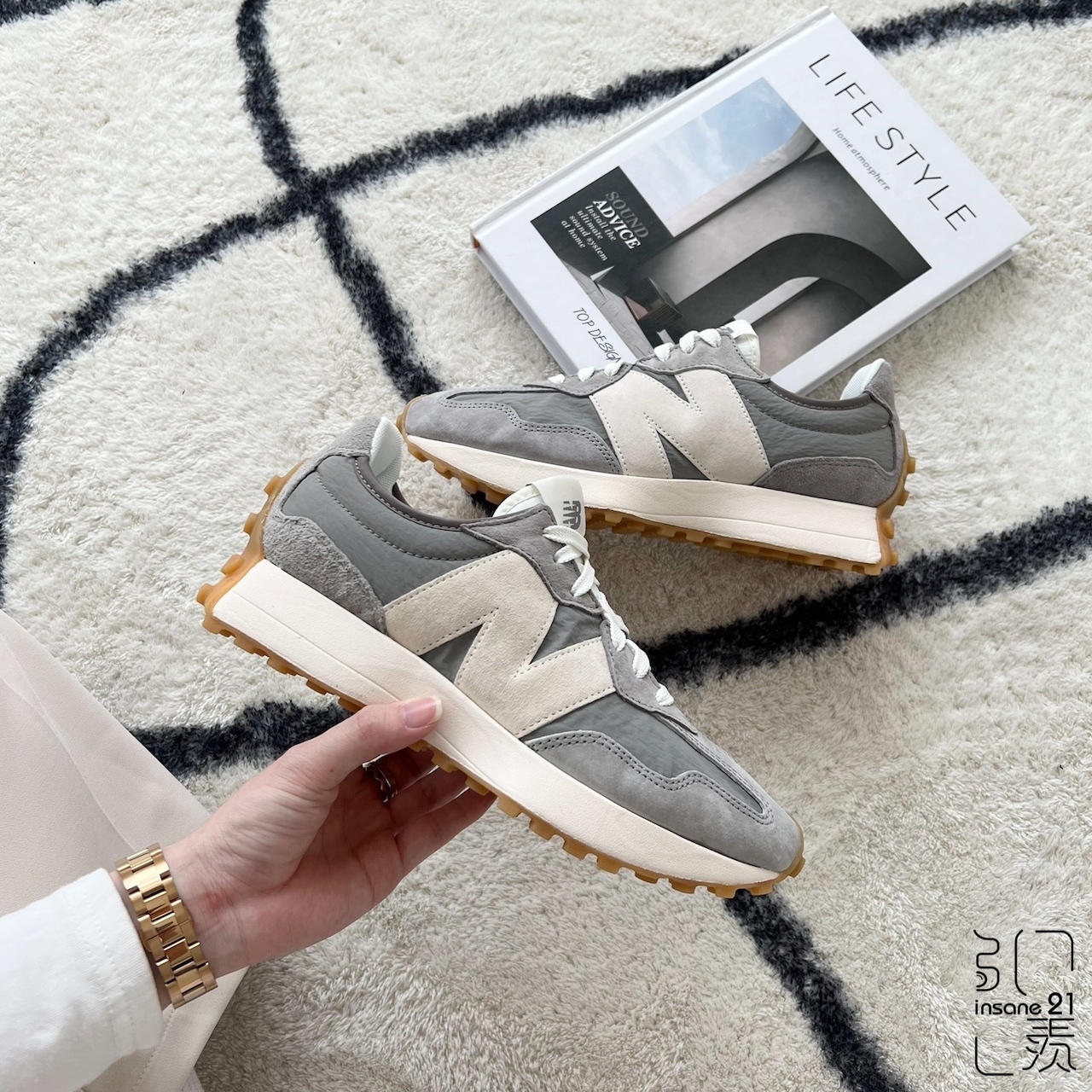 NEW BALANCE 327 灰 焦糖底 男女尺寸 全新正品 MS327KA1