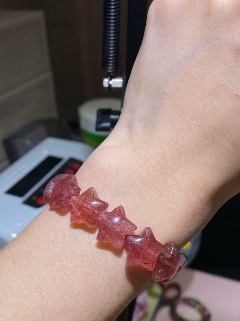 獨家草莓星星手串(14mm)