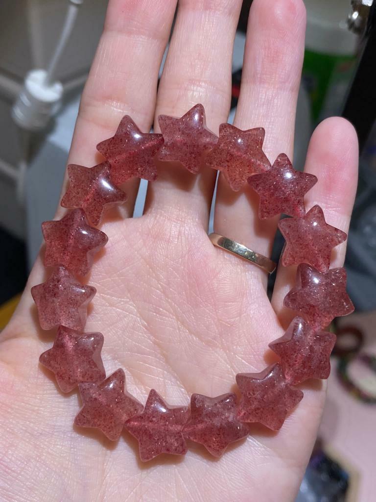 獨家草莓星星手串(14mm)