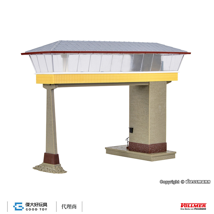 Vollmer 45739 HO Gantry mounted signal tower east