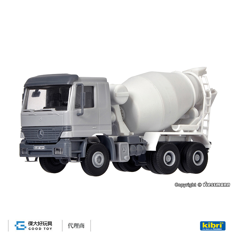 Kibri 14062 (HO kit) MB ACTROS 三軸 混凝土攪拌車