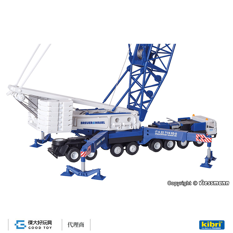 Kibri 13061 (HO kit) LIEBHERR LG 1550 BREUER & WASEL 重型桁架臂起重機