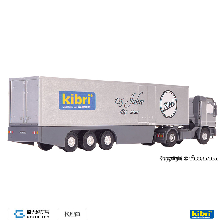 Kibri 12500 (HO kit) MB Actros 2軸 箱形半掛拖車