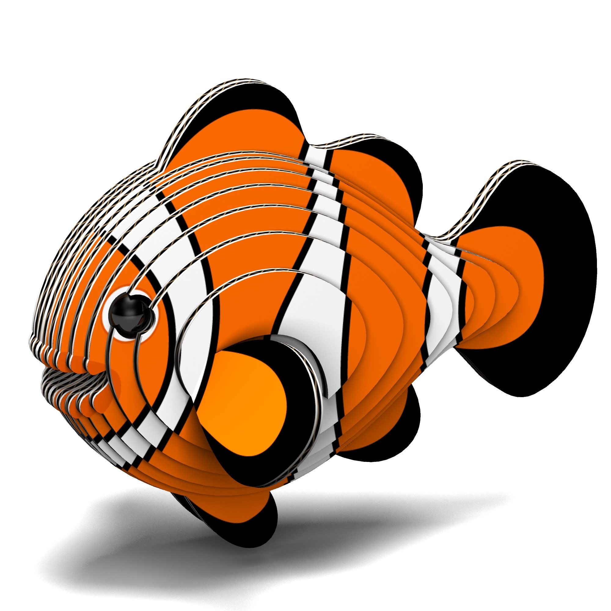 EUGY Clownfish 3D Cardboard Puzzle 