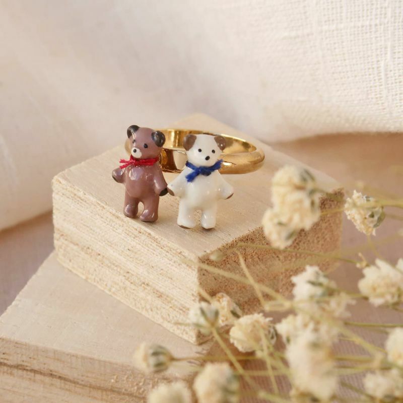 Ayatorie 熊仔打招呼戒指