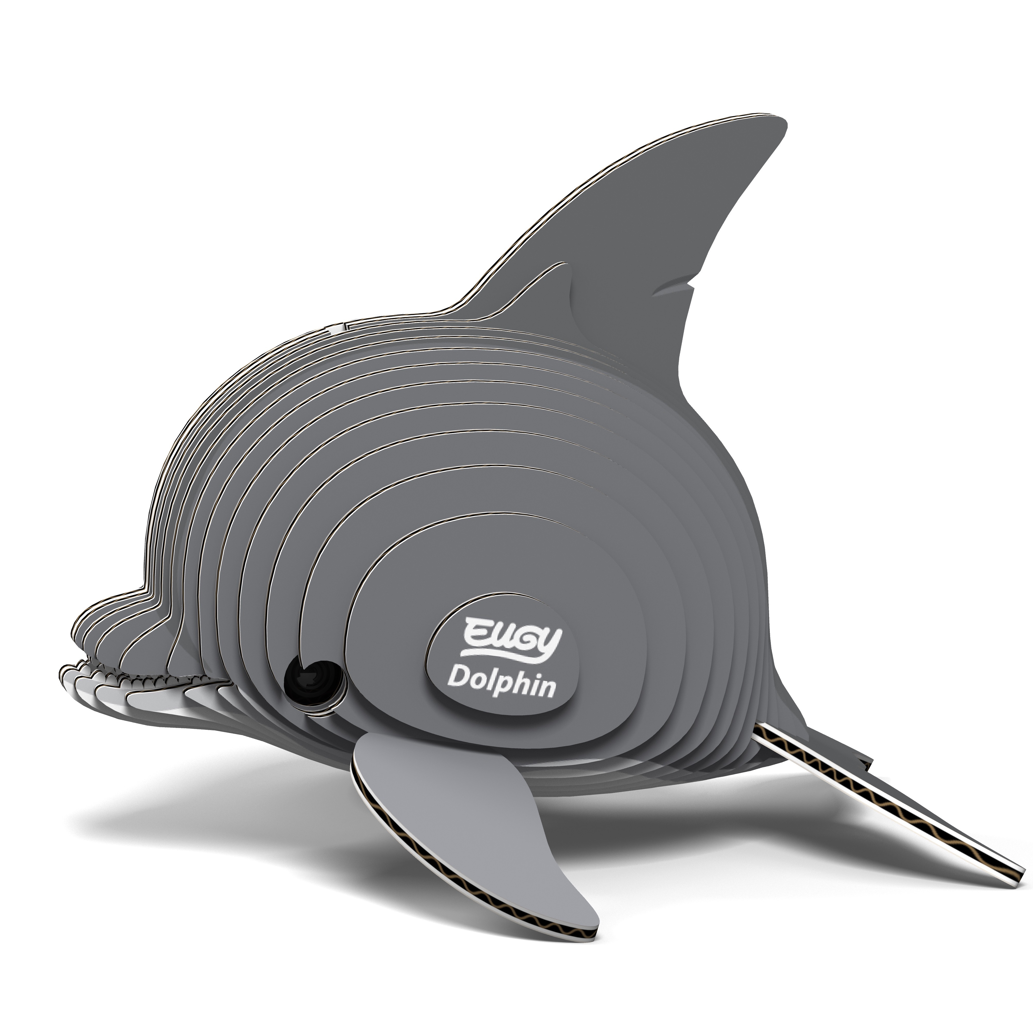 EUGY Dolphin 3D Cardboard Puzzle