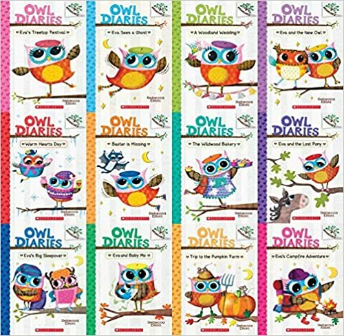 Owl Diaries 12 Book Set,Rebecca Elliott Paperback (Scholastic Branches)