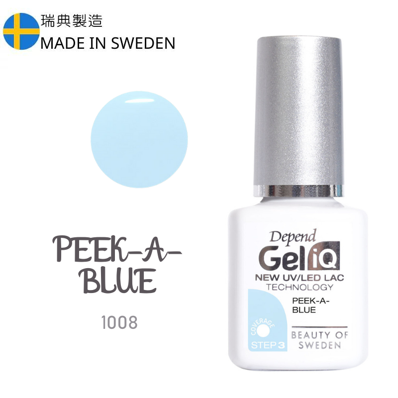 Gel iQ 顏色凝膠 - 淺天空藍色(不透明)  #1008