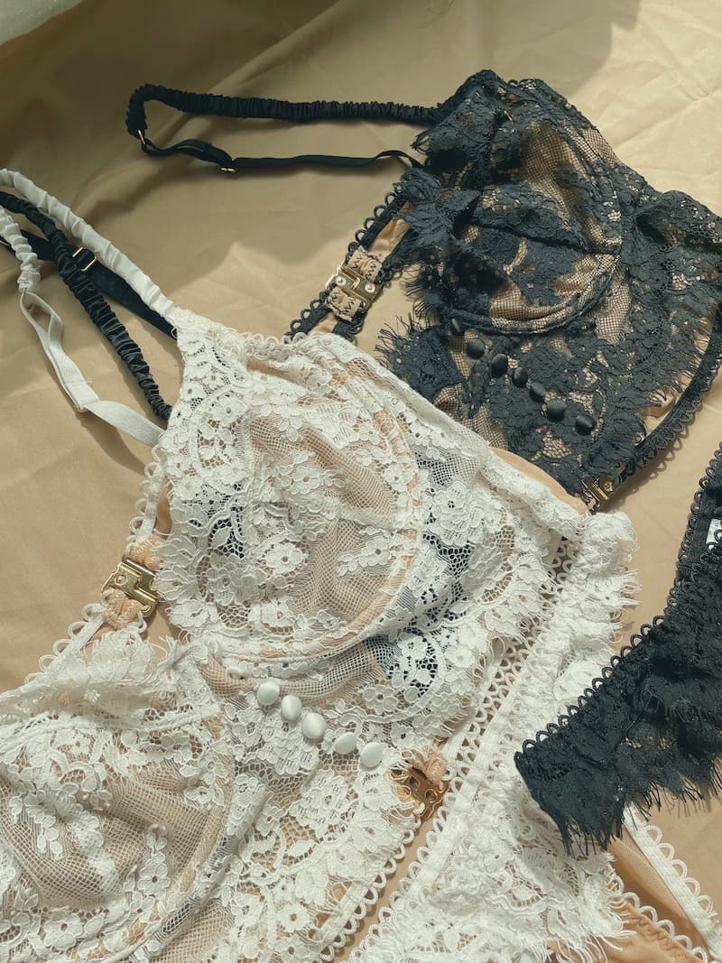 法式辣蕾絲內衣套裝