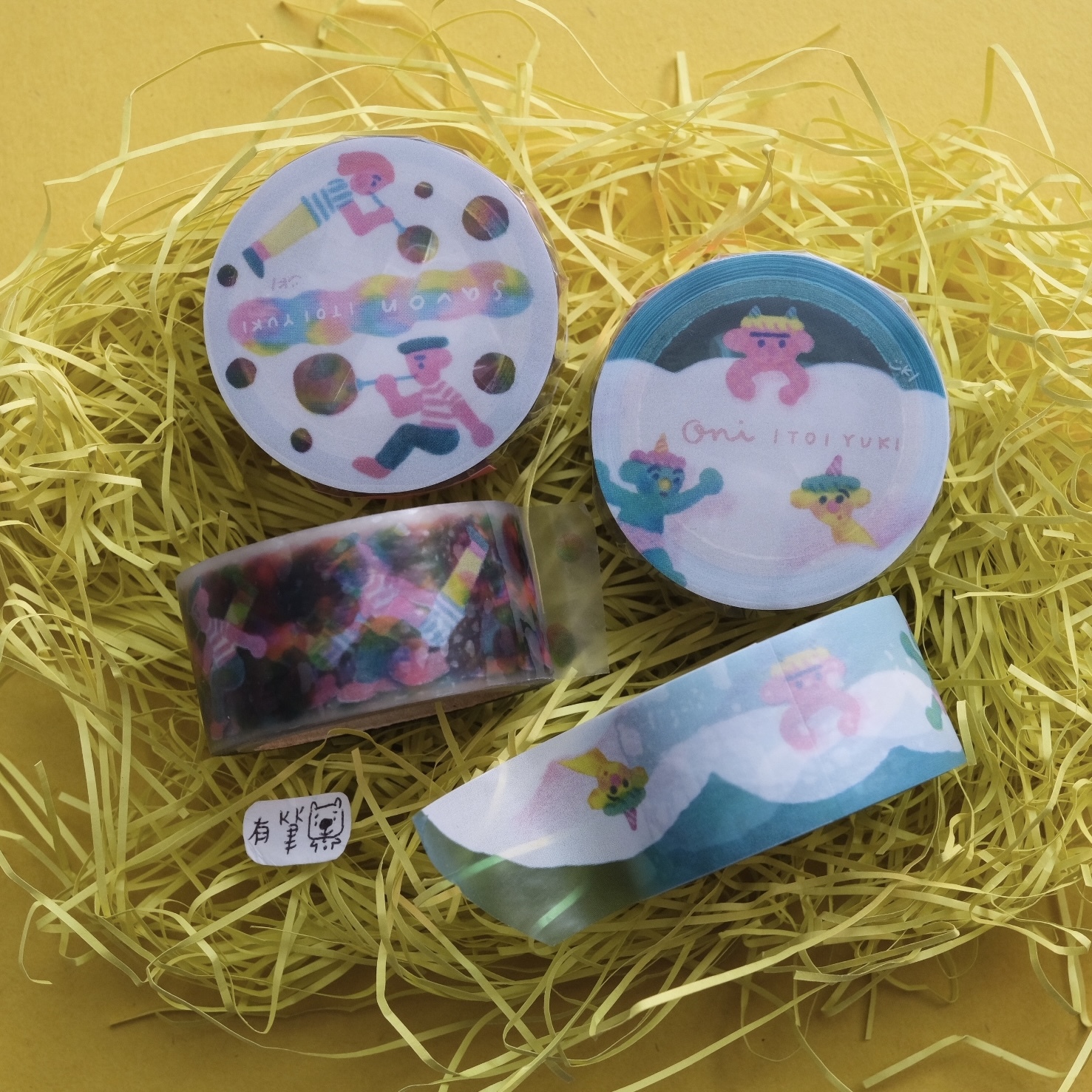 ITOI YUKI 弱黏性透明膠帶｜表現社 日本