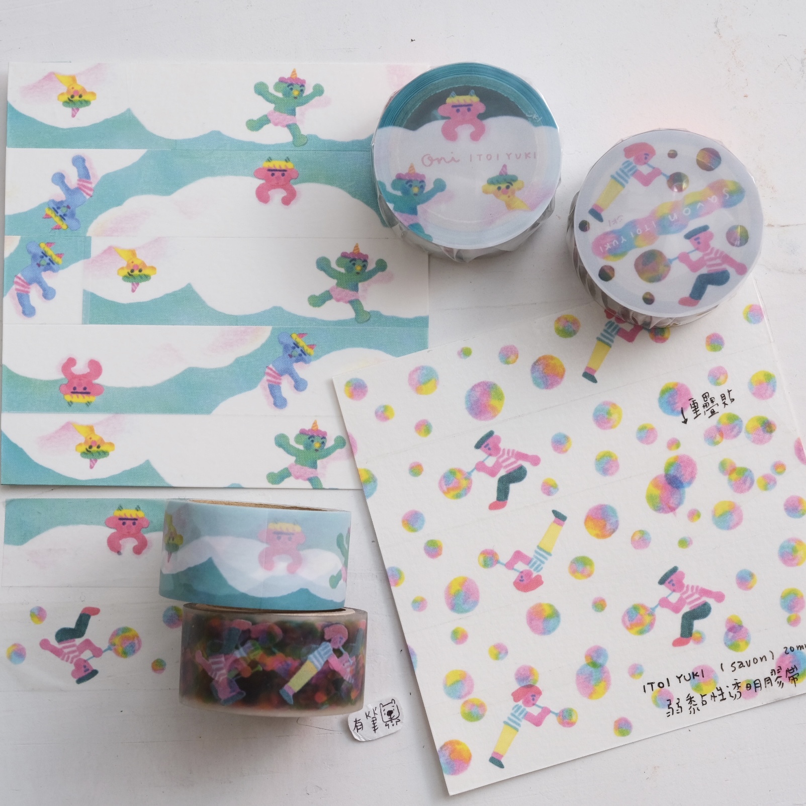 ITOI YUKI 弱黏性透明膠帶｜表現社 日本