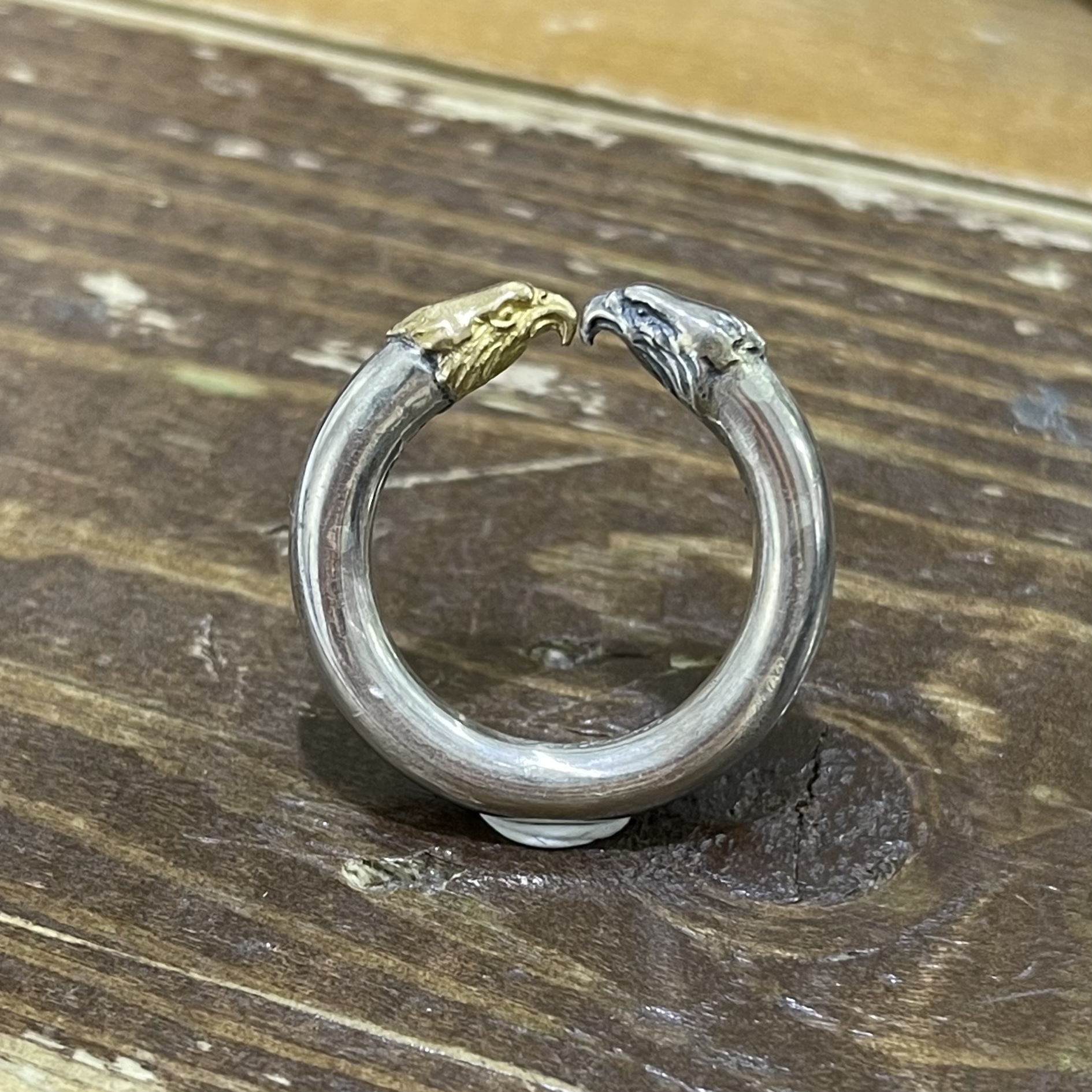 FateCo K18/銀 雙頭鷹戒